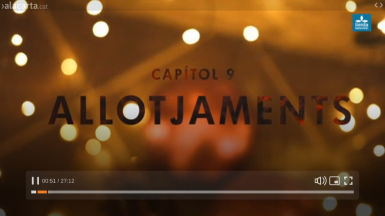 Vola de nou, captura pantalla programa